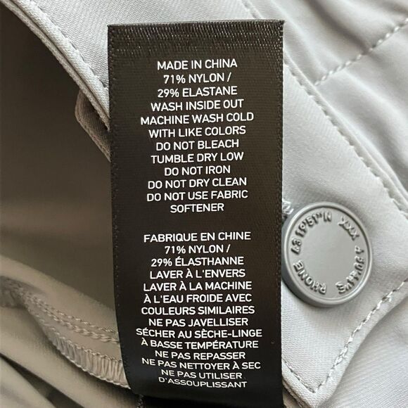 Rhone Shorts Mens 28 Grey Resort Smoked Pearl Stretch Italian Quick Dry UPF 50 - Picture 7 of 10